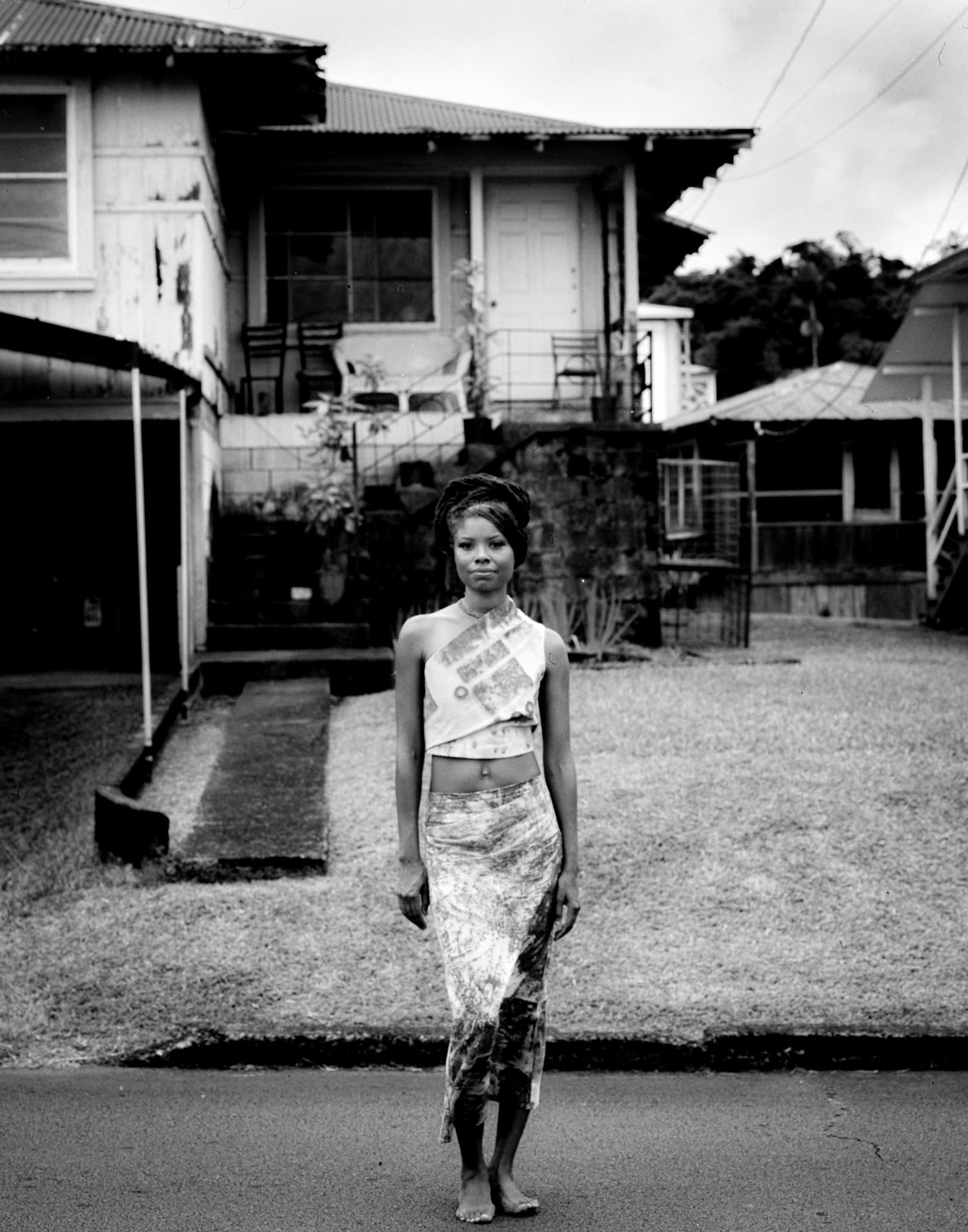 portrait of woman in hawaii