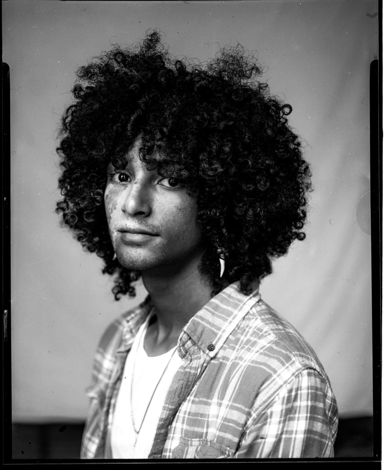 Father's Studio Portrait in Black and White - Photography by Sterling Batson