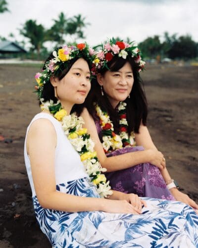 family portrait of akiko in hilo