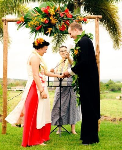 Jamie and Justin's wedding in Waimea, Hawaii, captured by Sterling Batson, wedding photographer