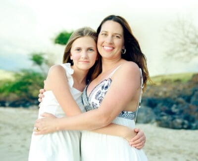 Allison Pendroy family portrait by Sterling Batson, photographer in Kona, Hawaii