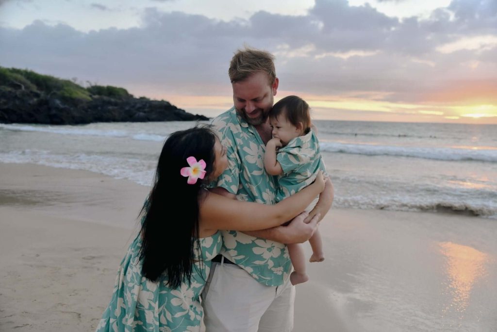 hapuna beach family shoot